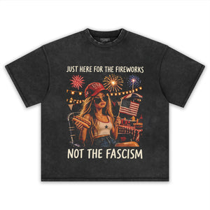 THE FIREWORKS FUNNY 4TH OF JULY - BARBIE DOLL MEME TANK TOP & TEE & LONG SLEEVE & LAYERED LS & HOODIE