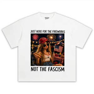 THE FIREWORKS FUNNY 4TH OF JULY - BARBIE DOLL MEME TANK TOP & TEE & LONG SLEEVE & LAYERED LS & HOODIE