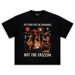 THE FIREWORKS FUNNY 4TH OF JULY - BARBIE DOLL MEME TANK TOP & TEE & LONG SLEEVE & LAYERED LS & HOODIE