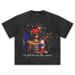 THE FIREWORKS FUNNY 4TH OF JULY - BARBIE DOLL MEME V2 TANK TOP & TEE & LONG SLEEVE & LAYERED LS & HOODIE