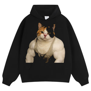 THE FITNESS CAT TANK TOP & TEE & LONG SLEEVE & LAYERED LS & HOODIE