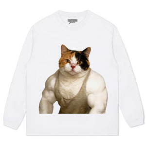 THE FITNESS CAT TANK TOP & TEE & LONG SLEEVE & LAYERED LS & HOODIE