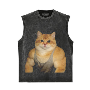 THE FITNESS CAT V2 TANK TOP & TEE & LONG SLEEVE & LAYERED LS & HOODIE
