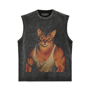 THE FITNESS CAT V6 TANK TOP & TEE & LONG SLEEVE & LAYERED LS & HOODIE