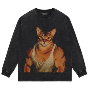 THE FITNESS CAT V6 TANK TOP & TEE & LONG SLEEVE & LAYERED LS & HOODIE