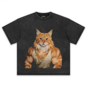 THE FITNESS CAT V7 TANK TOP & TEE & LONG SLEEVE & LAYERED LS & HOODIE