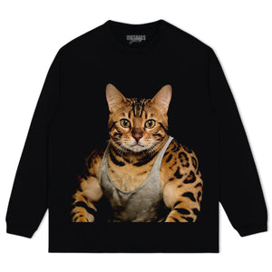 THE FITNESS CAT V8 TANK TOP & TEE & LONG SLEEVE & LAYERED LS & HOODIE
