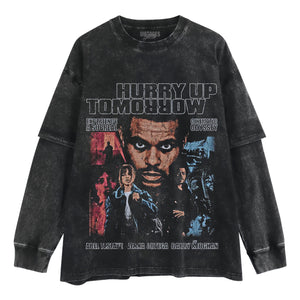 THE WEEKND - HURRY UP TOMORROW V2 TANK TOP & TEE & LONG SLEEVE & LAYERED LS & HOODIE