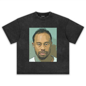 TIGER WOODS MUGSHOT TANK TOP & TEE & LONG SLEEVE & LAYERED LS & HOODIE