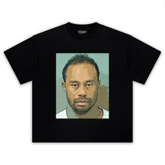 TIGER WOODS MUGSHOT TANK TOP & TEE & LONG SLEEVE & LAYERED LS & HOODIE