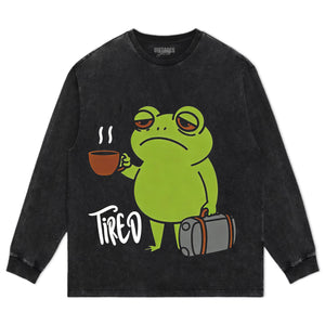 TIRED FROG TEE & LS & HOODIE