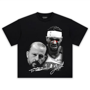 TOM THIBODEAU & JOSH HART TEE