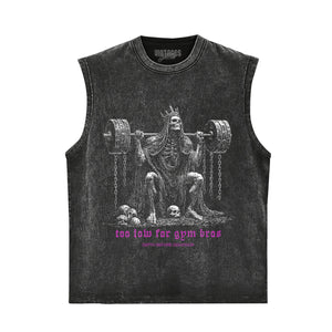 TOO LOW FOR GYM BROS GOLD TANK TOP & TEE & LONG SLEEVE & LAYERED LS & HOODIE