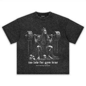 TOO LOW FOR GYM BROS GOLD V3 TANK TOP & TEE & LONG SLEEVE & LAYERED LS & HOODIE