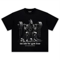 TOO LOW FOR GYM BROS GOLD V3 TANK TOP & TEE & LONG SLEEVE & LAYERED LS & HOODIE