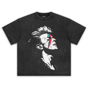 DAVID BOWIE ALADDIN SANE SINGER TEE