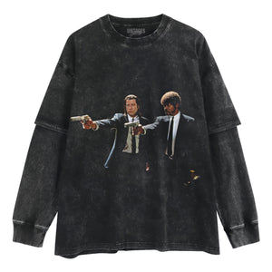 VINCENT VEGA AND JULES WINNFIELD PULP FICTION TANK TOP & TEE & LONG SLEEVE & LAYERED LS & HOODIE