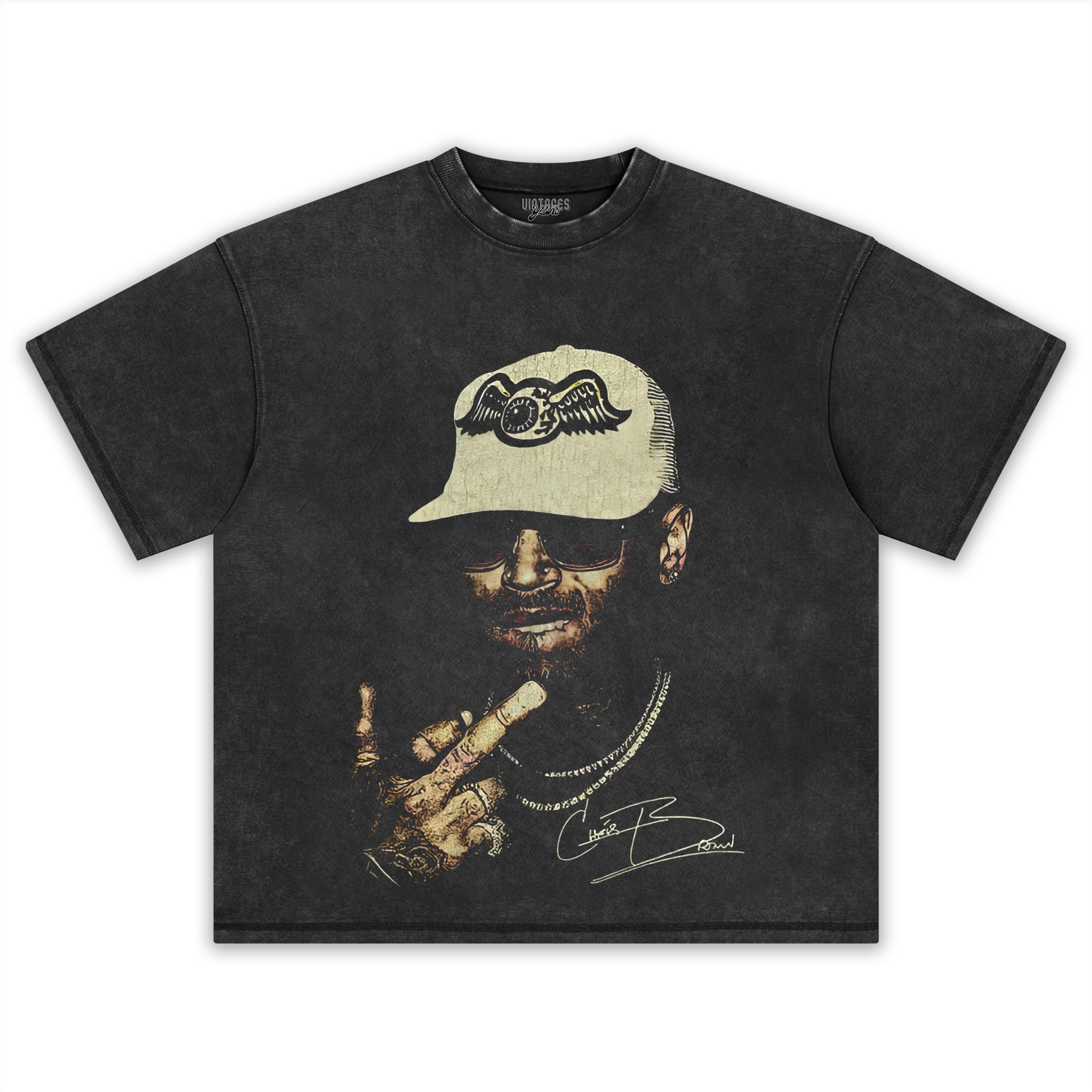 VINTAGE CHRIS BROWN 90S TEE & LS & HOODIE