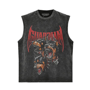 VINTAGE DOBERMAN PINSCHER STREETWEAR TANK TOP & TEE & LONG SLEEVE & LAYERED LS & HOODIE