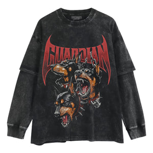 VINTAGE DOBERMAN PINSCHER STREETWEAR TANK TOP & TEE & LONG SLEEVE & LAYERED LS & HOODIE