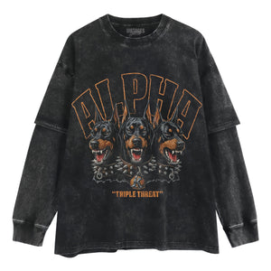 VINTAGE DOBERMAN PINSCHER STREETWEAR V4 TANK TOP & TEE & LONG SLEEVE & LAYERED LS & HOODIE