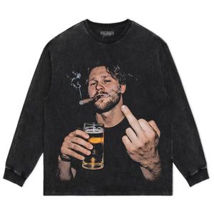 VINTAGE JOSH ALLEN FLIPPING THE BIRD MEME TANK TOP & TEE & LONG SLEEVE & LAYERED LS & HOODIE