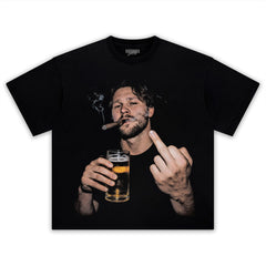 VINTAGE JOSH ALLEN FLIPPING THE BIRD MEME TANK TOP & TEE & LONG SLEEVE & LAYERED LS & HOODIE
