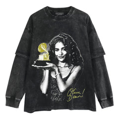 VINTAGE OLIVIA DEAN LAYERED LONG SLEEVE