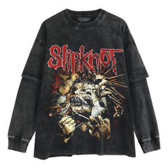 VINTAGE Y2K SLIPKNOT V3 LAYERED LONG SLEEVE