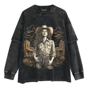 WESTERN RODEO FASHION TANK TOP & TEE & LONG SLEEVE & LAYERED LS & HOODIE