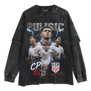 WORLD CUP 2026 CHRISTIAN PULISIC TANK TOP & TEE & LONG SLEEVE & LAYERED LS & HOODIE