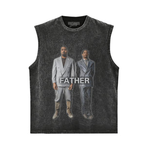 YE TRAVIS SCOTT FATHER TANK TOP & TEE & LONG SLEEVE & LAYERED LS & HOODIE
