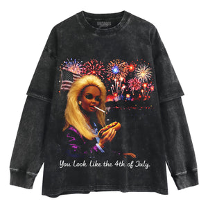 YOU LOOK LIKE THE 4TH OF JULY - BARBIE DOLL MEME TANK TOP & TEE & LONG SLEEVE & LAYERED LS & HOODIE