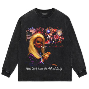 YOU LOOK LIKE THE 4TH OF JULY - BARBIE DOLL MEME TANK TOP & TEE & LONG SLEEVE & LAYERED LS & HOODIE