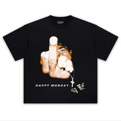 2 PAC HAPPY MONDAY V2 TEE