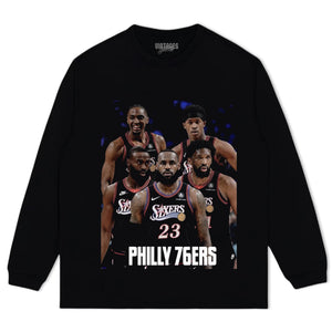 76ERS BIG FIVE TANK TOP & TEE & LONG SLEEVE & LAYERED LS & HOODIE