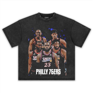 76ERS BIG FIVE TANK TOP & TEE & LONG SLEEVE & LAYERED LS & HOODIE