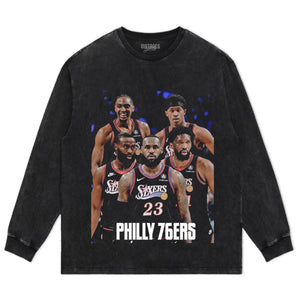 76ERS BIG FIVE TANK TOP & TEE & LONG SLEEVE & LAYERED LS & HOODIE