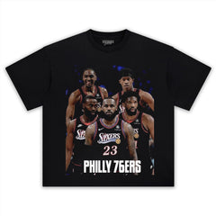 76ERS BIG FIVE TANK TOP & TEE & LONG SLEEVE & LAYERED LS & HOODIE