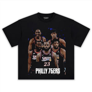 76ERS BIG FIVE TANK TOP & TEE & LONG SLEEVE & LAYERED LS & HOODIE