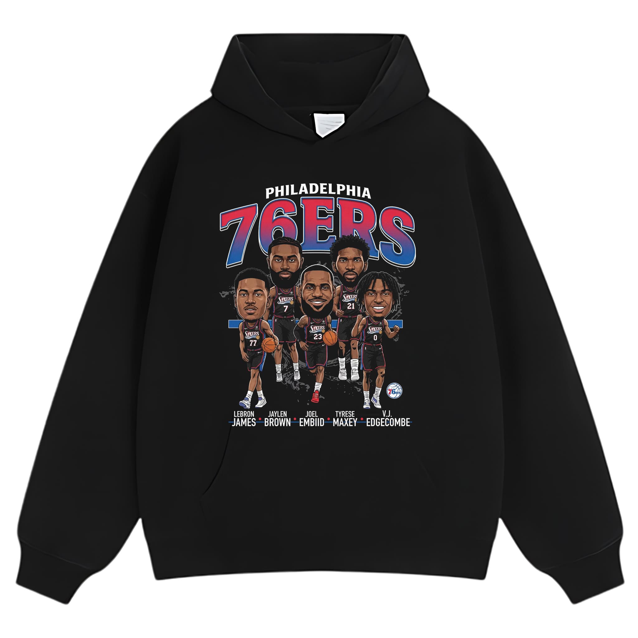 76ERS BIG FIVE V1 TANK TOP & TEE & LONG SLEEVE & LAYERED LS & HOODIE