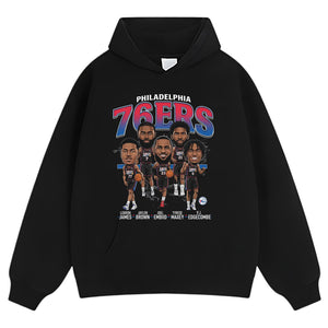 76ERS BIG FIVE V1 TANK TOP & TEE & LONG SLEEVE & LAYERED LS & HOODIE
