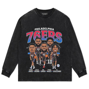 76ERS BIG FIVE V1 TANK TOP & TEE & LONG SLEEVE & LAYERED LS & HOODIE