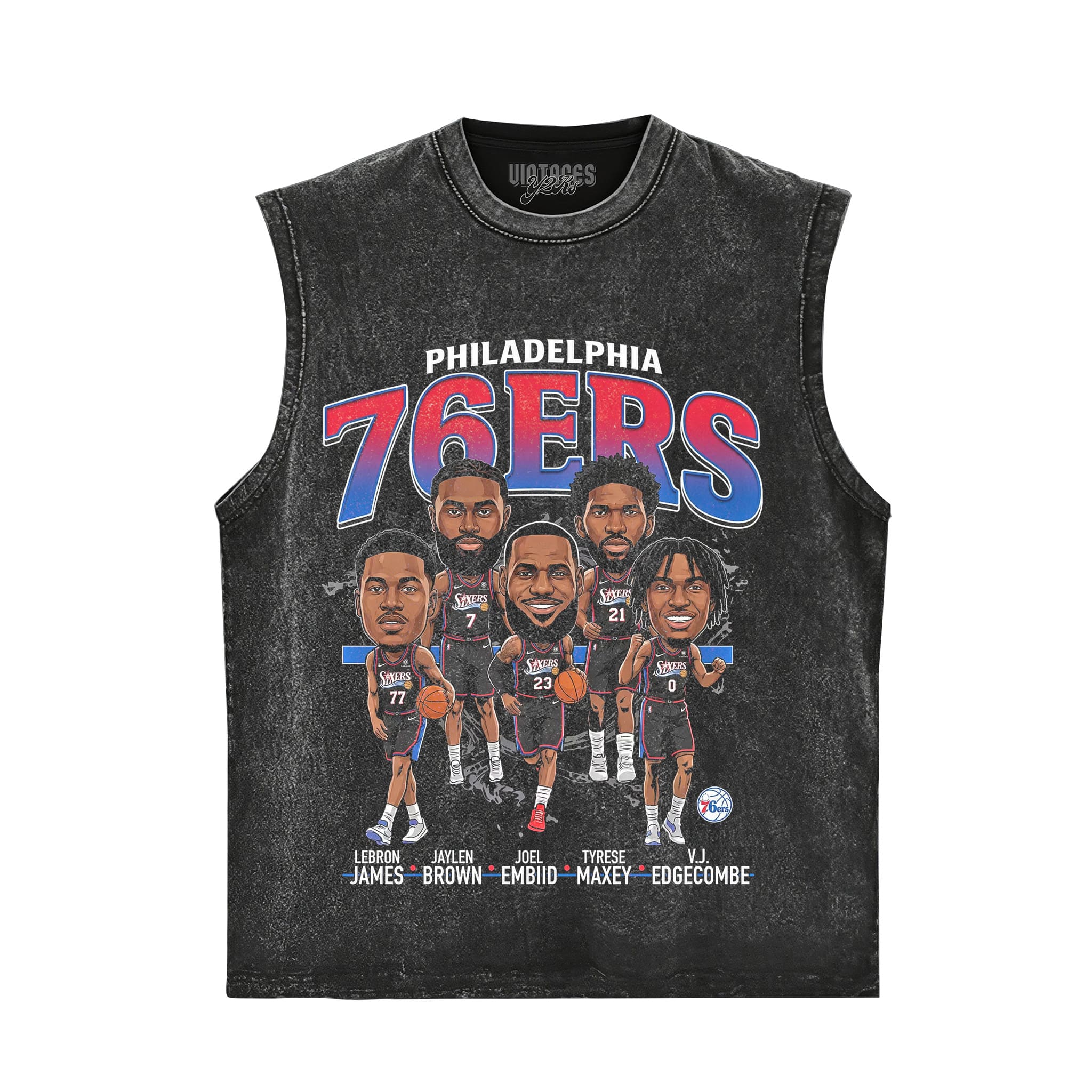 76ERS BIG FIVE V1 TANK TOP & TEE & LONG SLEEVE & LAYERED LS & HOODIE