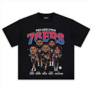76ERS BIG FIVE V1 TANK TOP & TEE & LONG SLEEVE & LAYERED LS & HOODIE