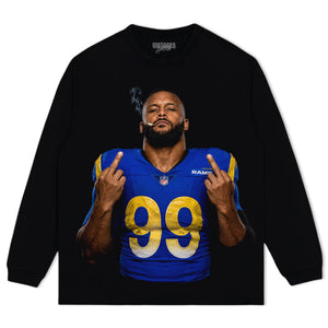 AARON DONALD - MIDDLE FINGER TANK TOP & TEE & LONG SLEEVE & LAYERED LS & HOODIE