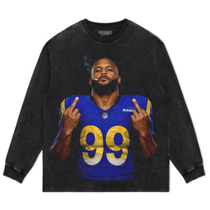 AARON DONALD - MIDDLE FINGER TANK TOP & TEE & LONG SLEEVE & LAYERED LS & HOODIE