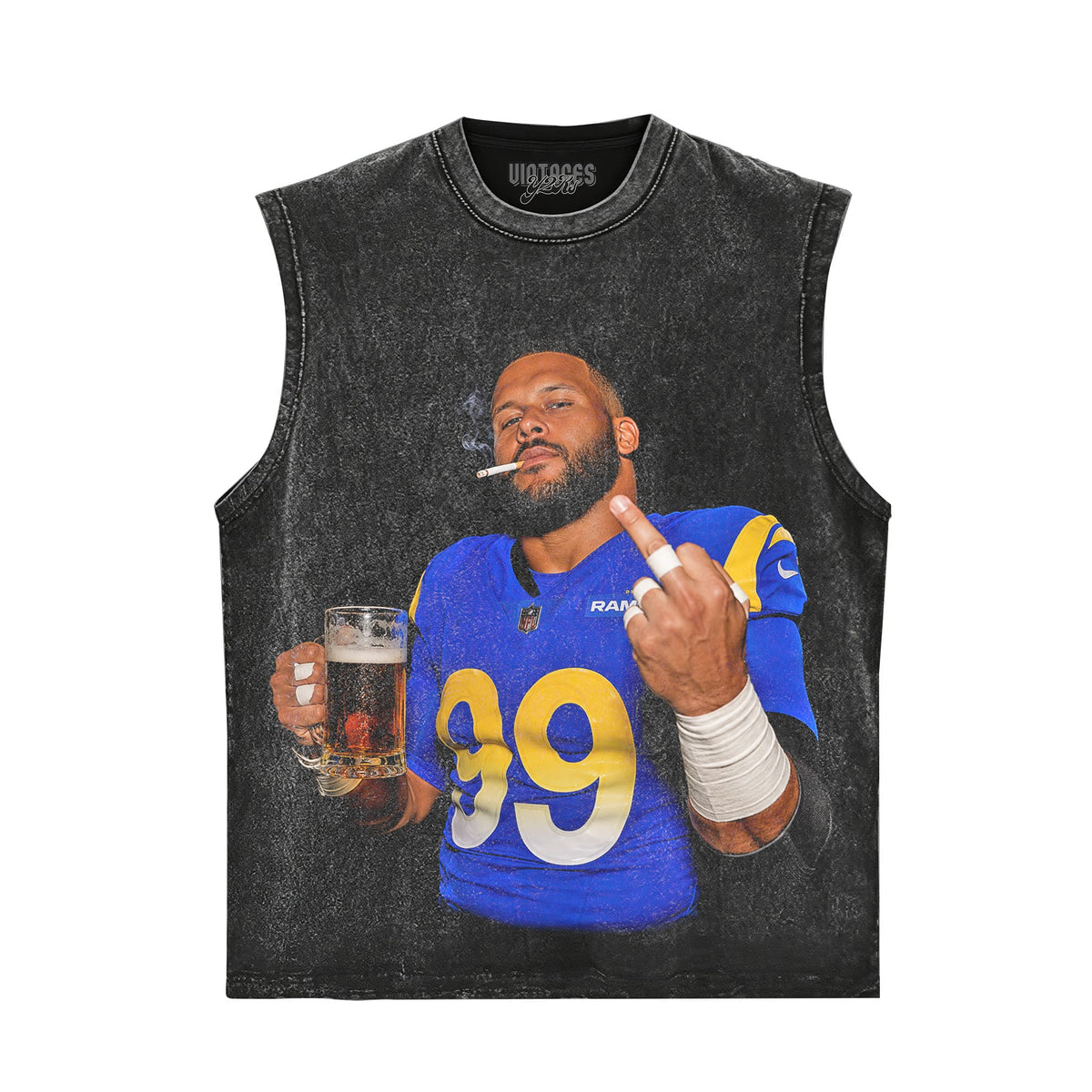 AARON DONALD - SOMKING TANK TOP & TEE & LONG SLEEVE & LAYERED LS & HOODIE