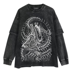 ALIEN ABDUCTION LAYERED LONG SLEEVE