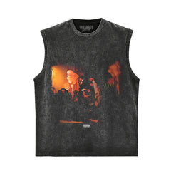 ALONE AT PROM ALBUM COVER TANK TOP